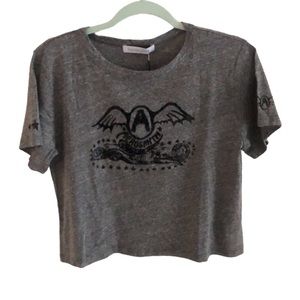 Daydreamer AEROSMITH Cropped Tee T-Shirt Top